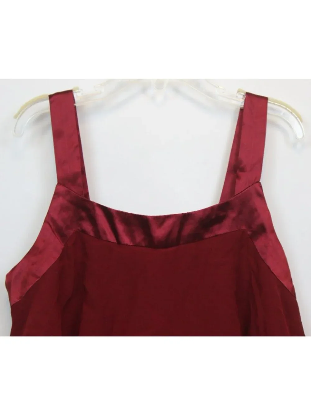 Y2K Limited too Shirt sz 12 Ruffle Layer Sheer Tank Top Christmas Holiday
